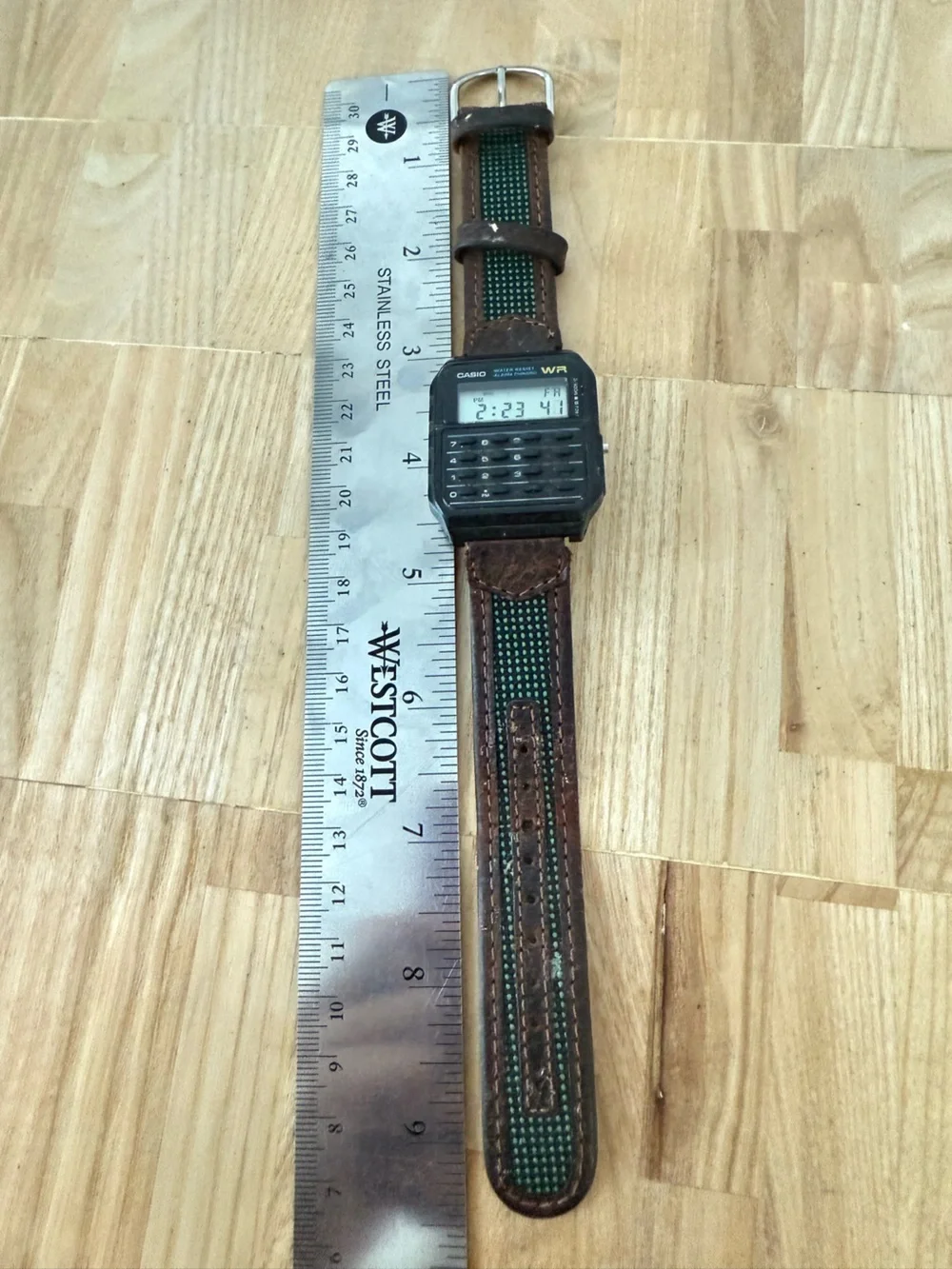 Vintage Casio CA-53W calculator watch NEW BATTERY